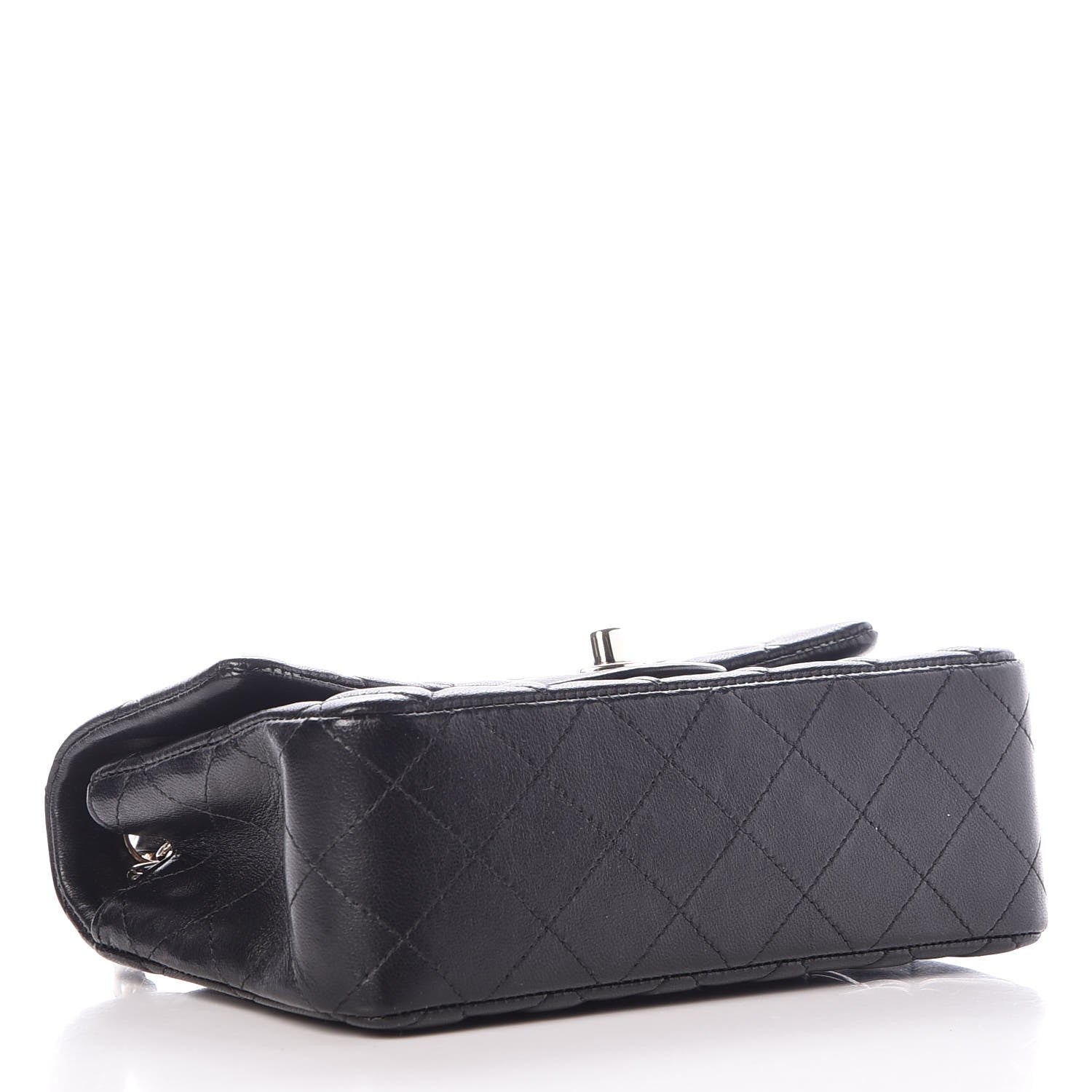 Chanel Lambskin Quilted Mini Rectangular Flap Black 4 of 8