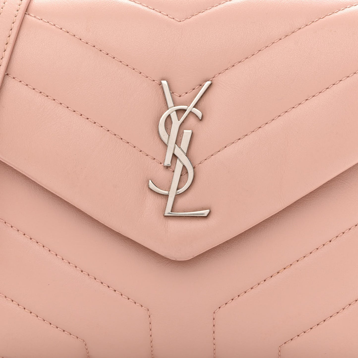 Calfskin Y Quilted Monogram Toy Loulou Crossbody Bag Tender Pink