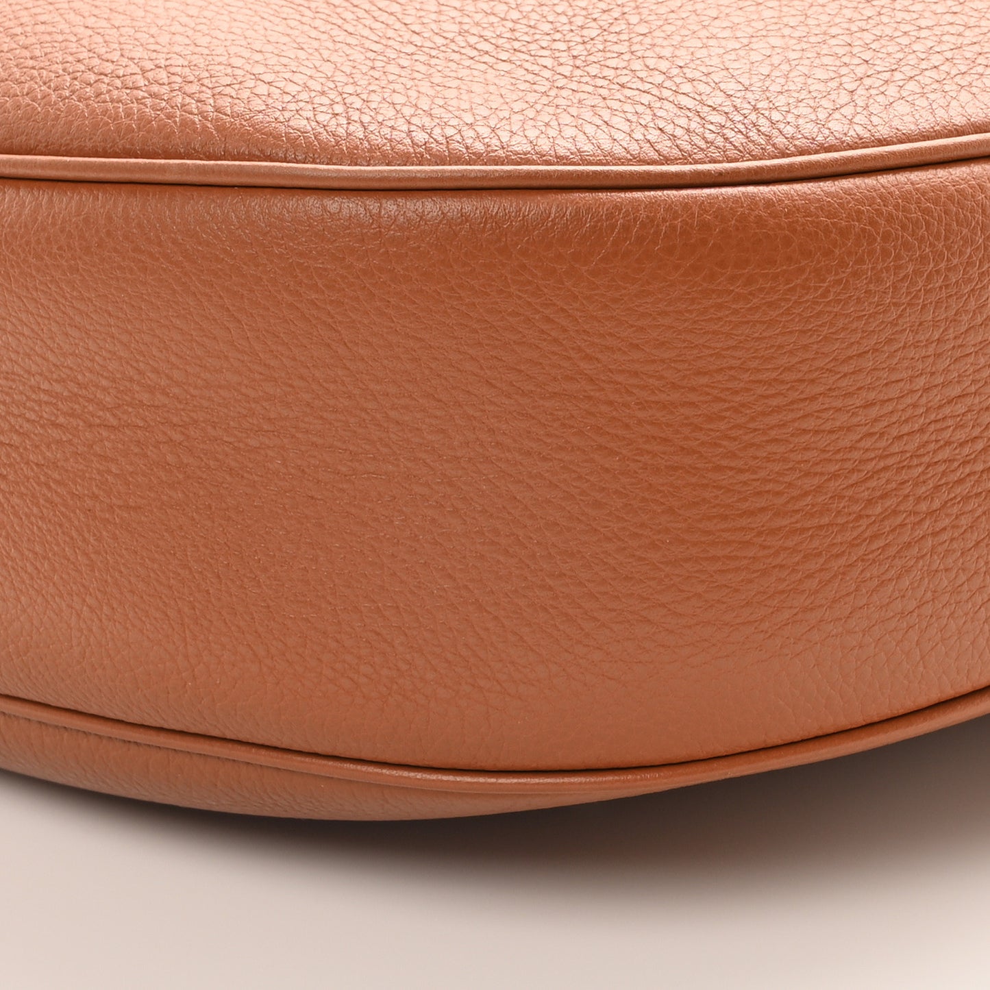 Supple Calfskin Medium Triomphe Heloise Shoulder Bag Tan