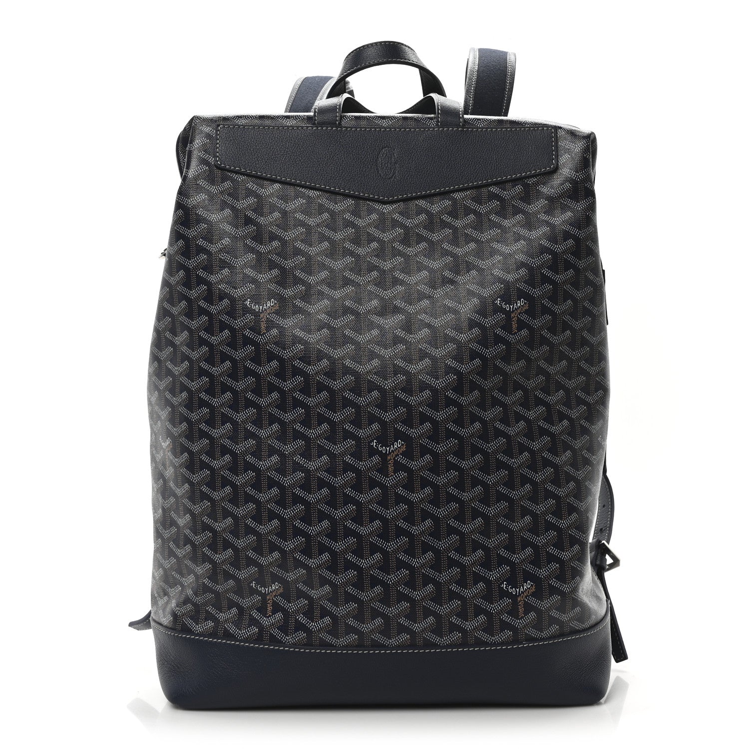 Goyard Goyardine Calfskin Cisalpin Backpack Navy 1 of 9