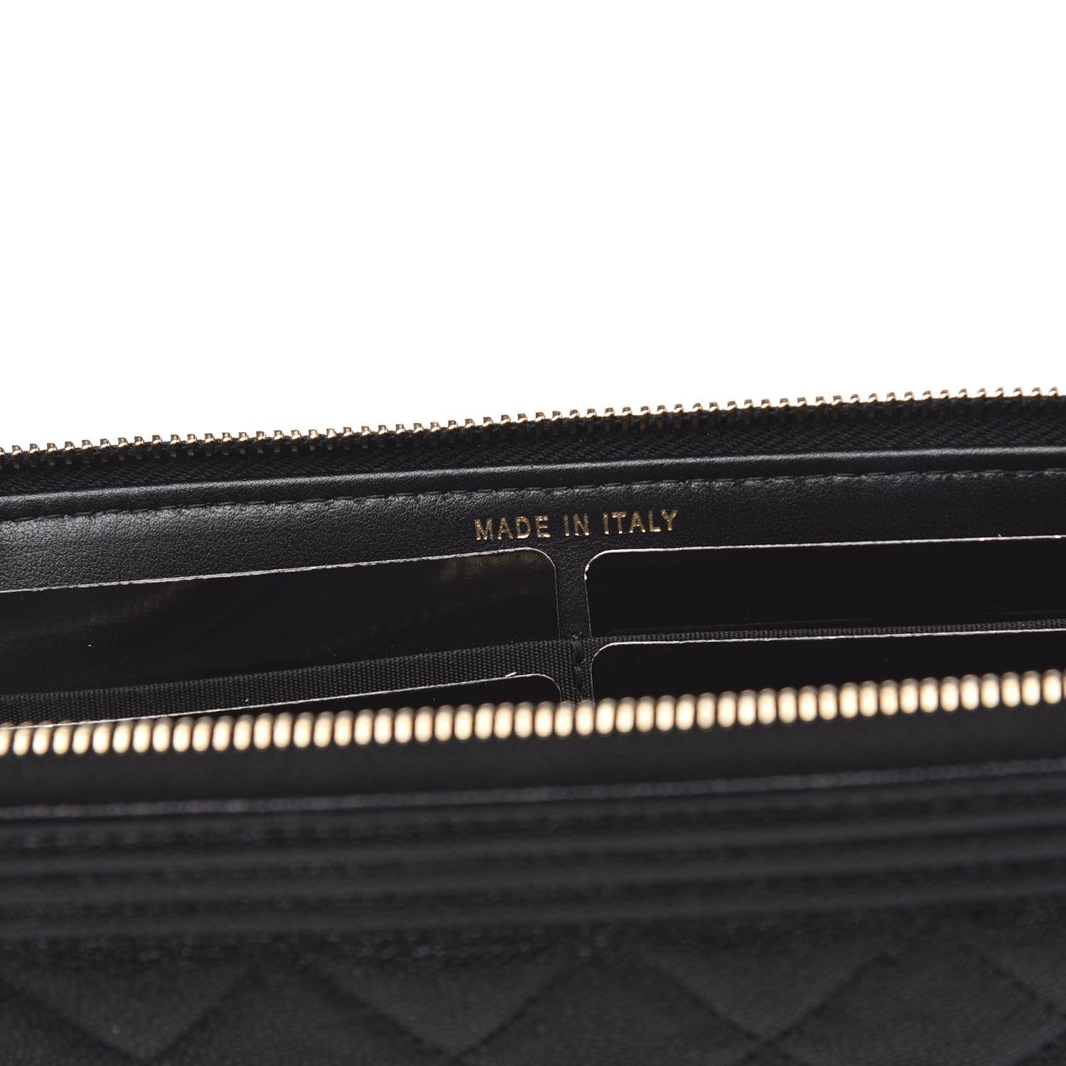 Chanel Caviar Quilted Small Zipped Boy Pouch Black 7 of 10