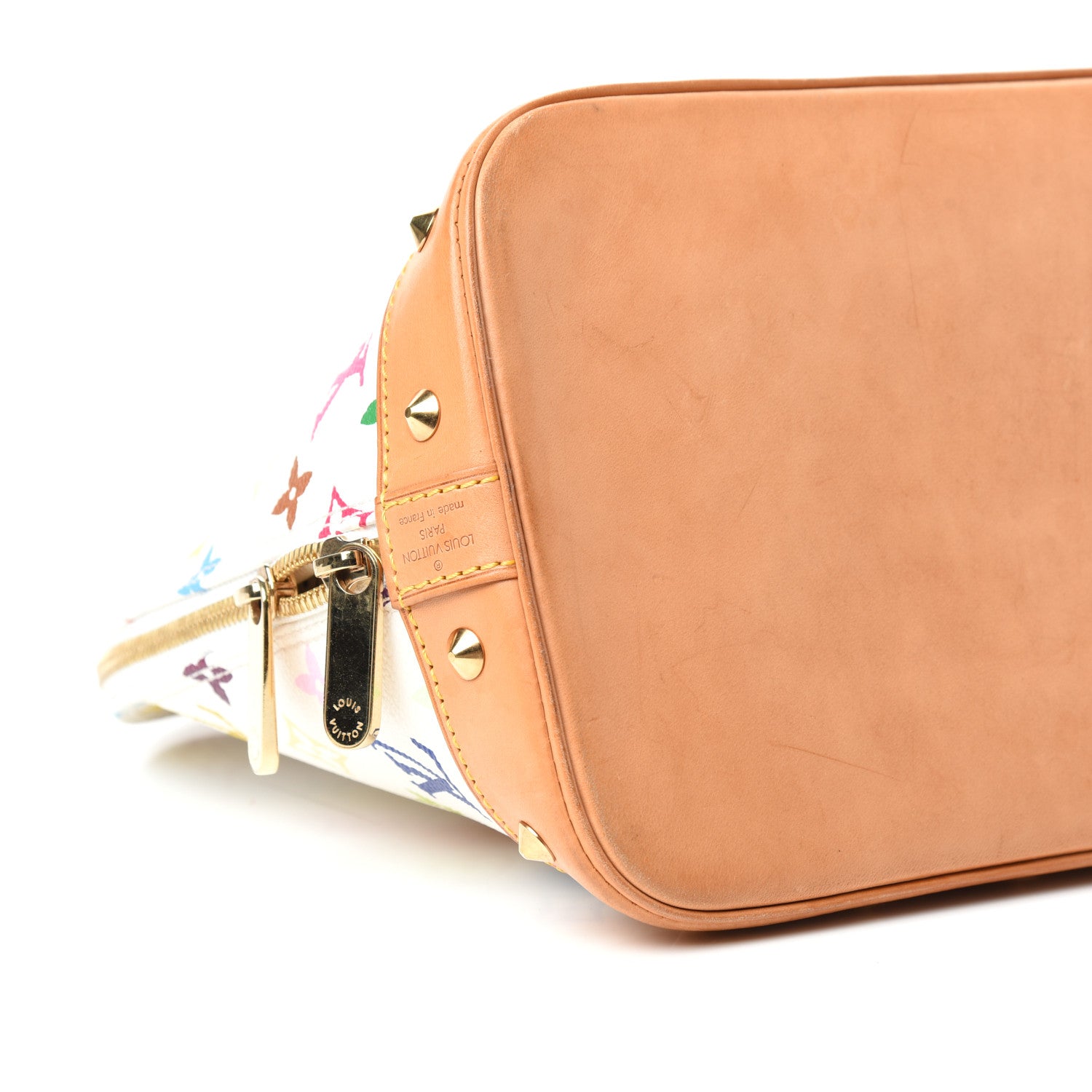 Louis Vuitton Monogram Multicolor Alma White 6 of 9