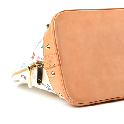 Louis Vuitton Monogram Multicolor Alma White 6 of 9