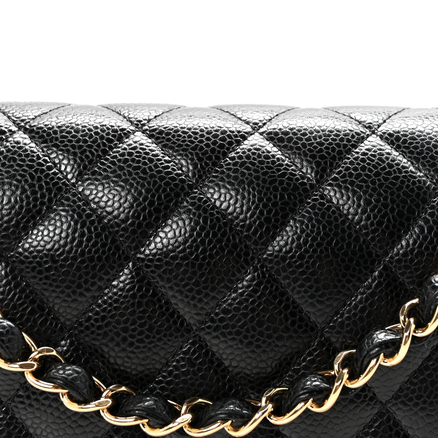 Chanel Caviar Quilted Medium Double Flap Black 8 of 11