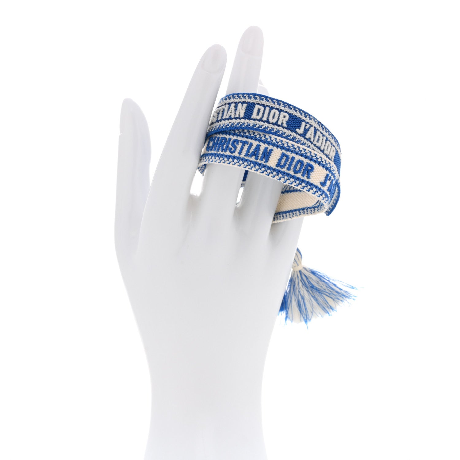 Christian Dior Woven Cotton J'Adior Friendship Bracelet Set 2 of 6