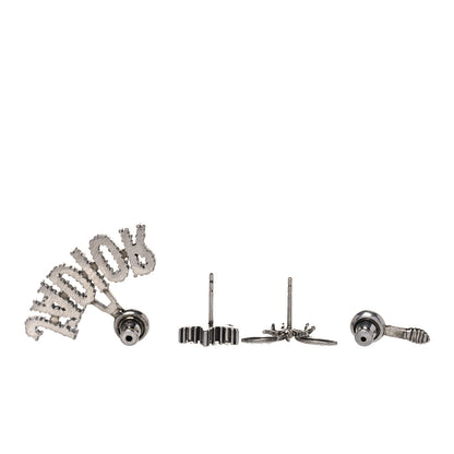 Christian Dior Palladium Crystal J'adior Earrings 4 of 6