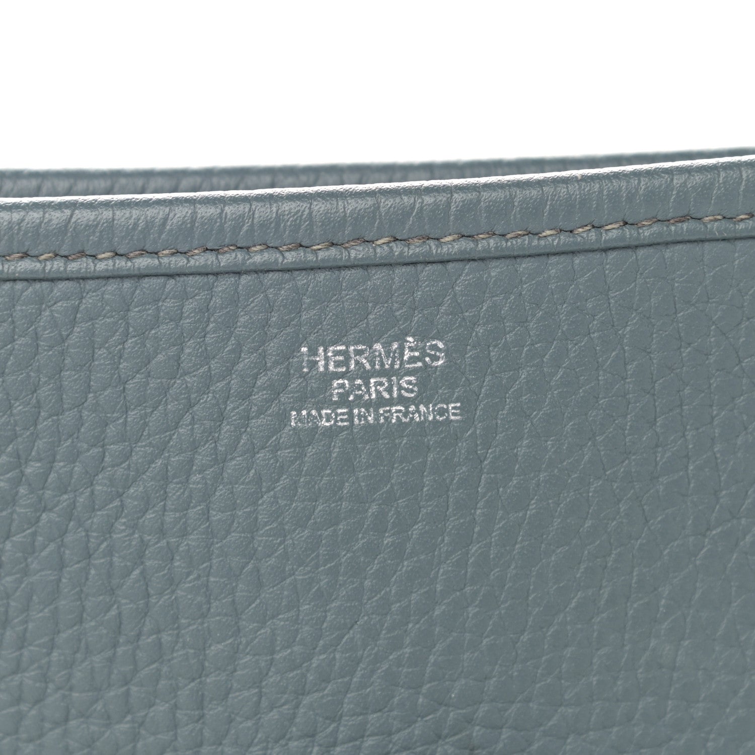 Hermes Taurillon Clemence Evelyne III GM Bleu Orage 5 of 10