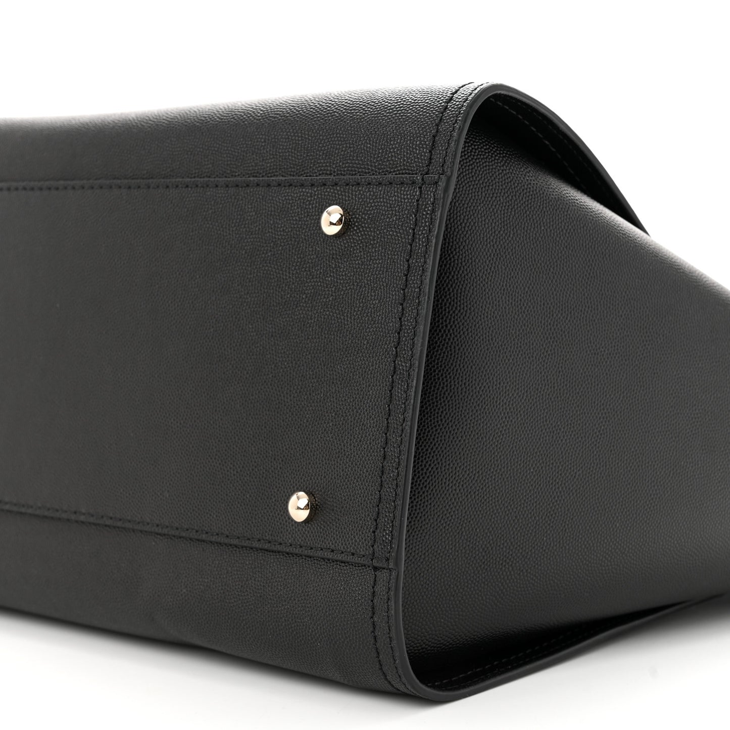 Caviar Medium Studded Deauville Tote Black