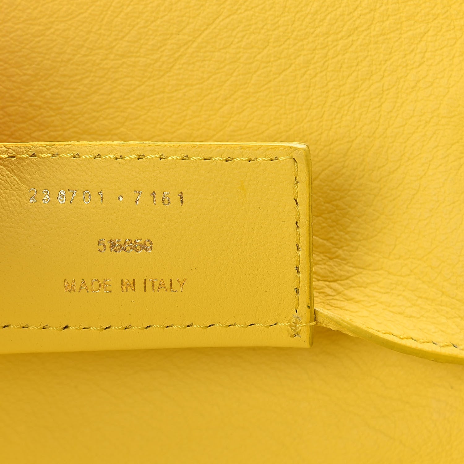 Balenciaga Veau Papier A4 Tote Yellow 7 of 10