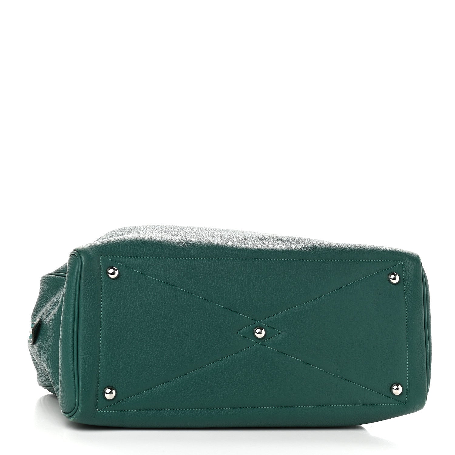 Hermes Taurillon Clemence Victoria II 35 Malachite 3 of 11