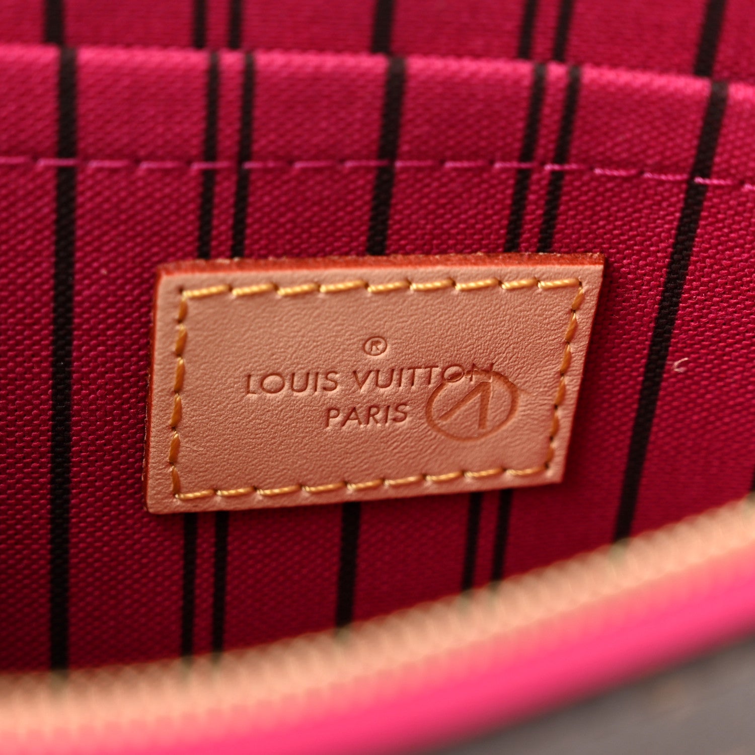 Louis Vuitton Monogram Neverfull MM GM Pochette Pivoine 6 of 6