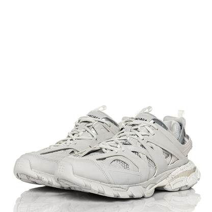Balenciaga Rubber Mesh Fabric Monocolor Recycled Sole Womens Track Sneakers 40 White 3 of 9