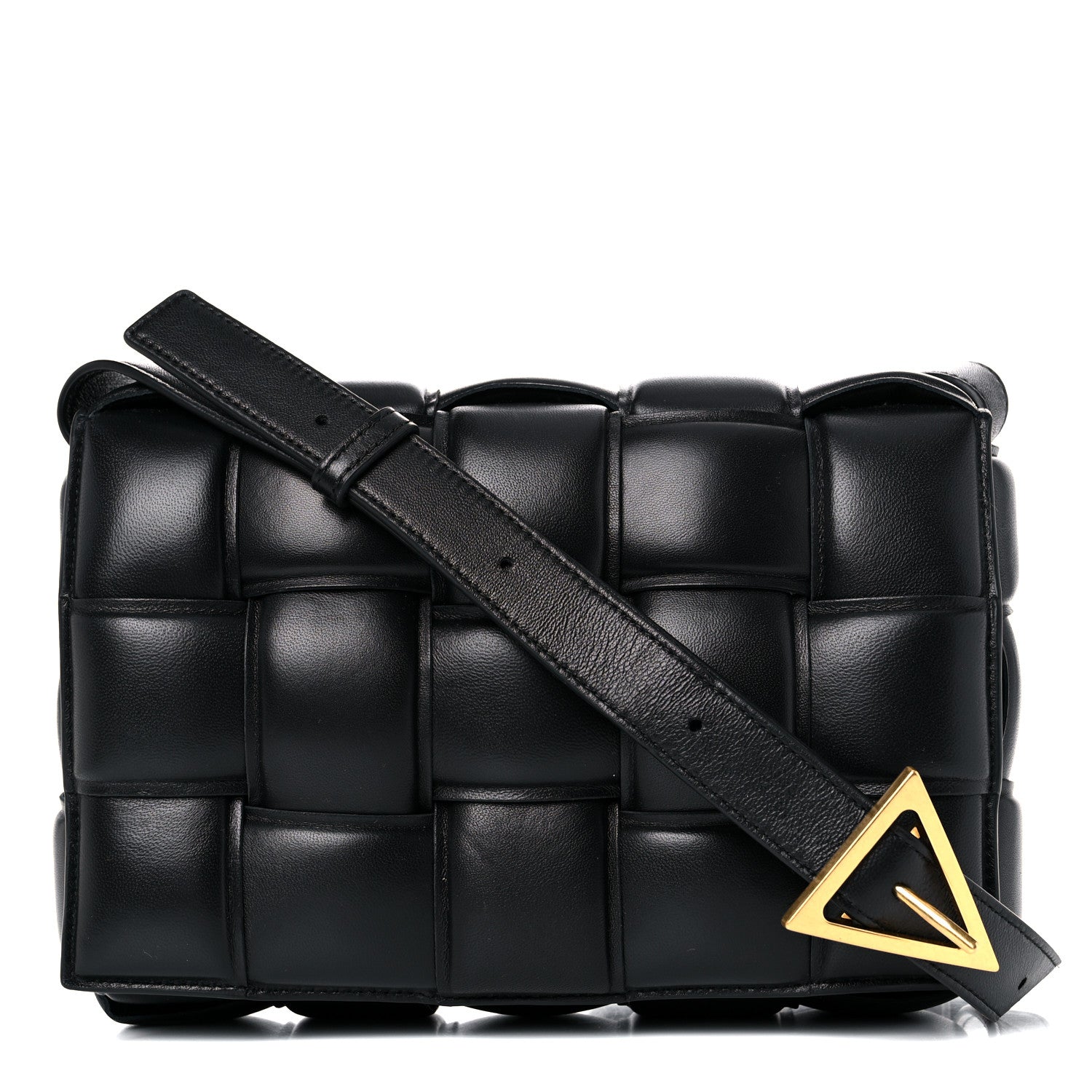 Bottega Veneta Nappa Maxi Intreccio Padded Cassette Crossbody Bag Black 1 of 14