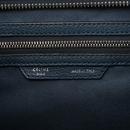 Celine Drummed Calfskin Mini Luggage Orage 6 of 9