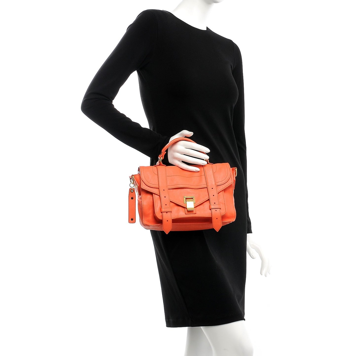 Lambskin Tiny PS1 Satchel Grapefruit