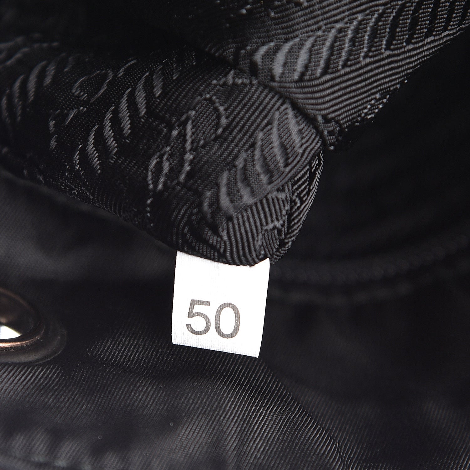Prada Nappa Tessuto Nylon Chain Bag Black 7 of 10