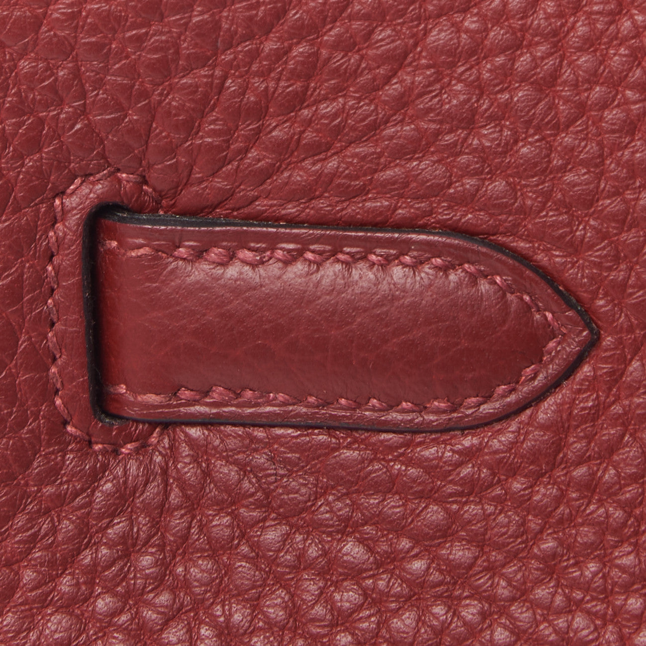 Taurillon Clemence Birkin 35 Rouge H