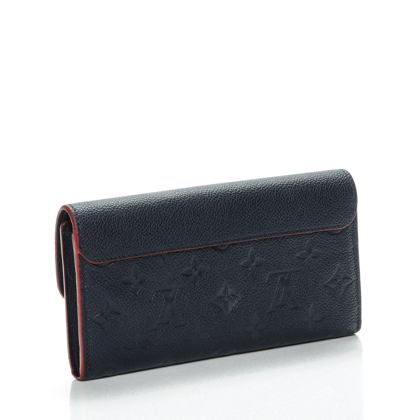 Empreinte Pont-Neuf Wallet Marine Rouge