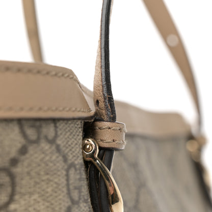 Gucci GG Supreme Monogram Medium Nice Tote Beige 12 of 12