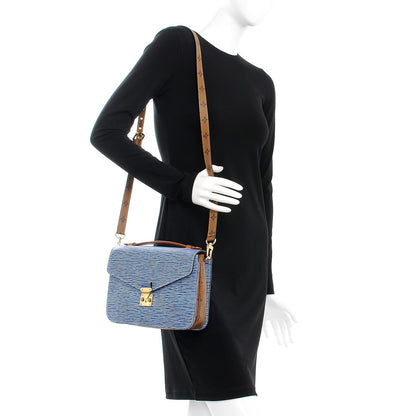 Louis Vuitton Epi Reverse Monogram Pochette Metis Denim Light 2 of 7