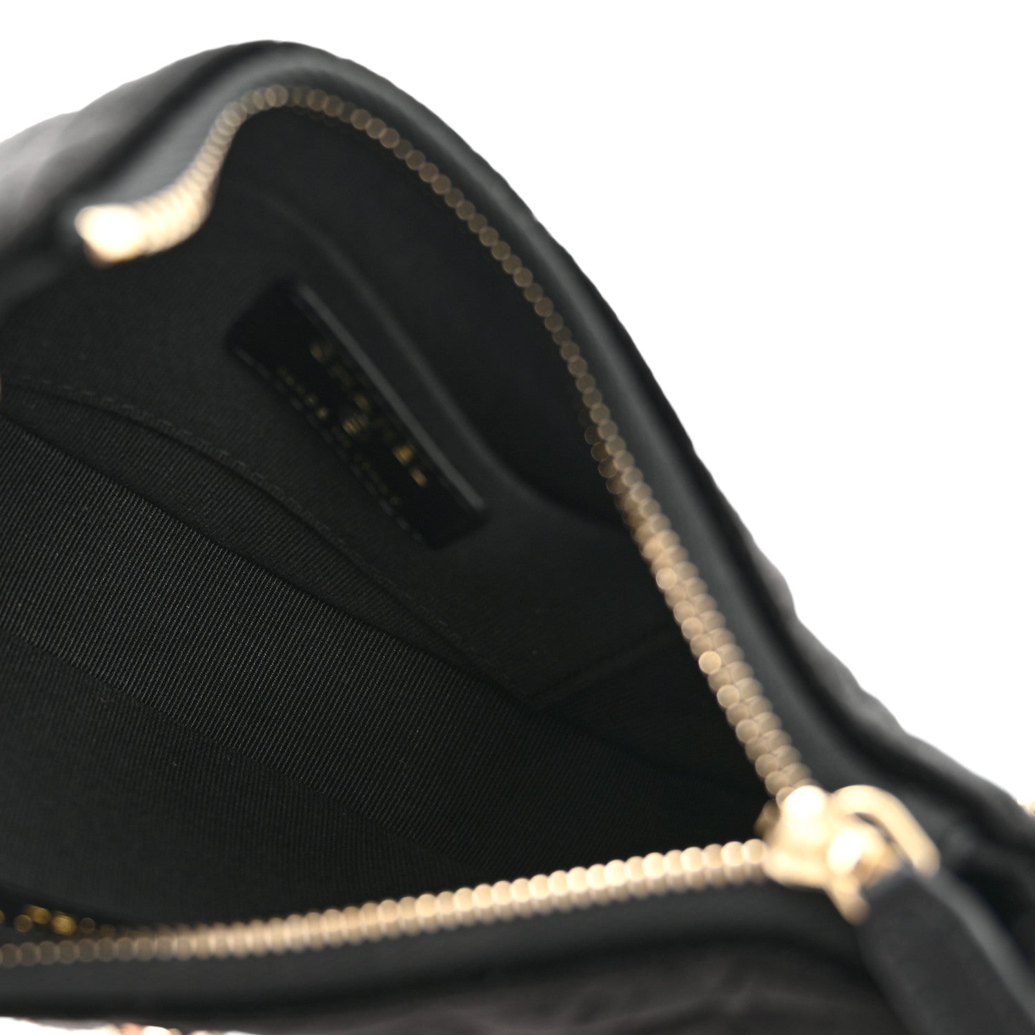 Chanel Velvet Crystal Quilted Chain Hobo Black 5 of 12