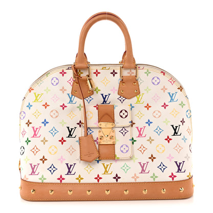 Louis Vuitton Monogram Multicolor Alma GM White 1 of 14