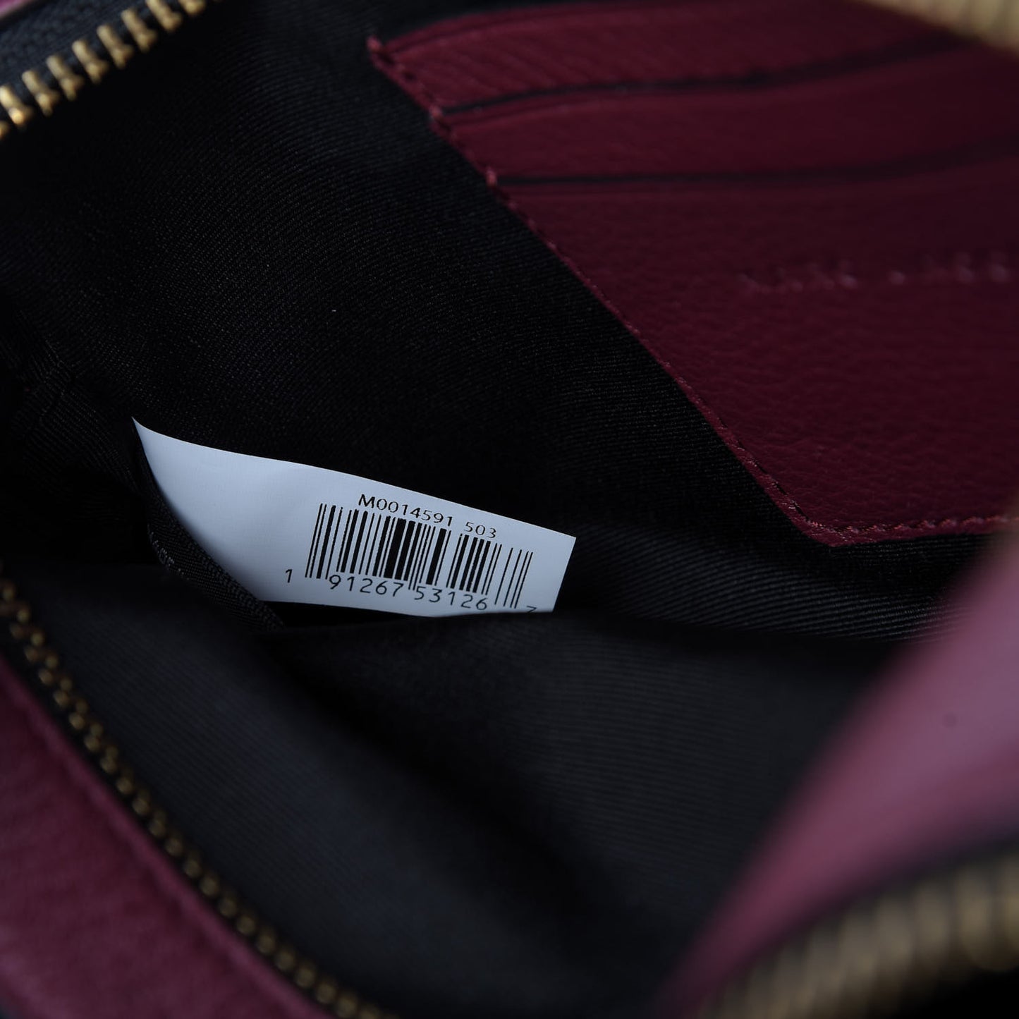 Supple Natural Grain Calfskin Softshot 21 Crossbody Bag Burgundy
