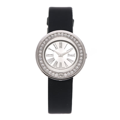 Piaget 18K White Gold Satin Diamond Bezel 29mm Possession Quartz Watch 1 of 3