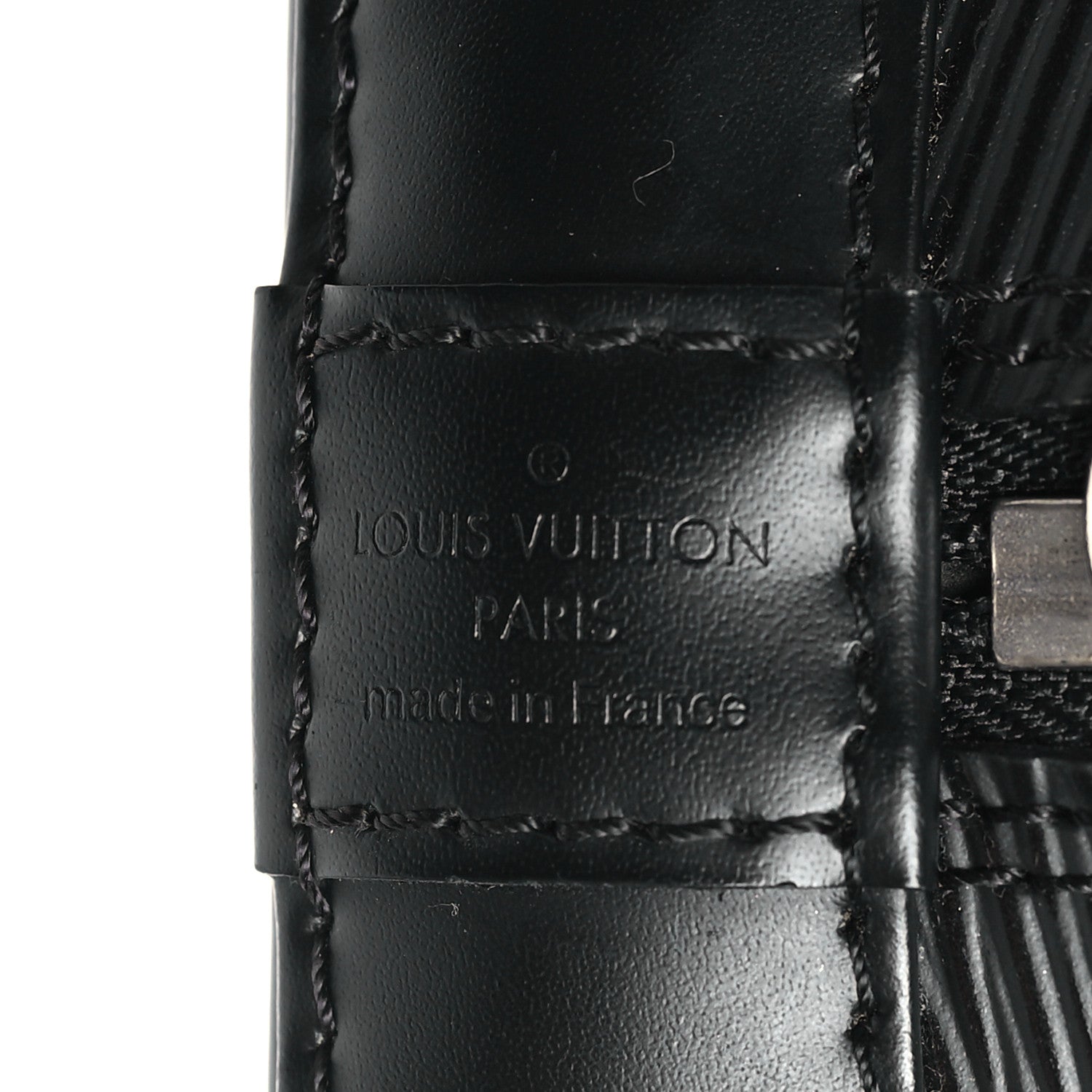 Louis Vuitton Epi Alma BB Black 6 of 8