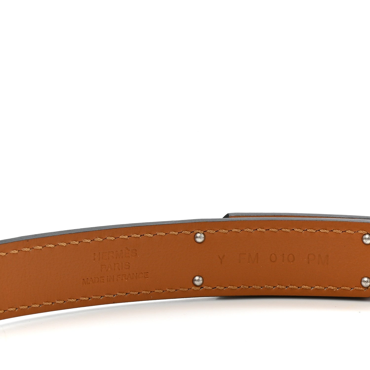 Hermes Epsom Kelly Belt White 3 of 3
