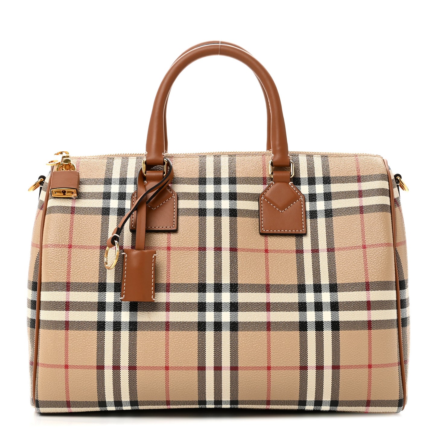 Horseferry Check Medium Bowling Bag Tan