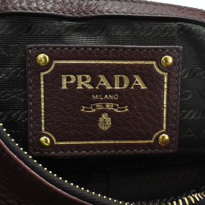 Prada Vitello Daino Hobo Amaranto 8 of 11