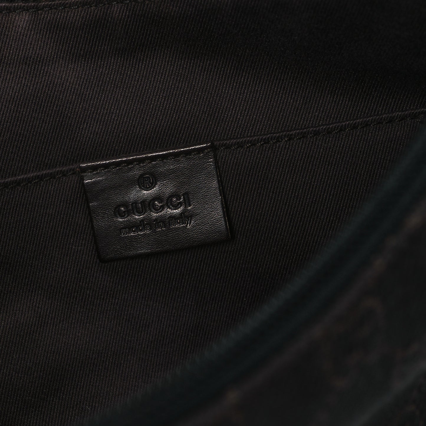 Denim Monogram Pochette Dark Brown