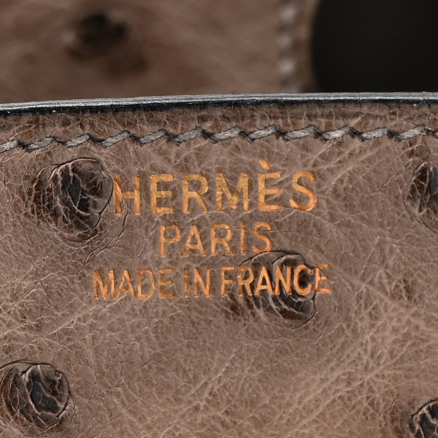 Hermes Ostrich Birkin 35 Gris Tourterelle 6 of 23