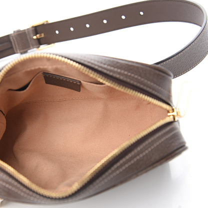 Gucci GG Supreme Monogram Web Small Ophidia Belt Bag 85 34 Dark Brown 4 of 9