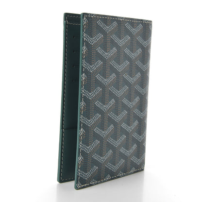 Goyard Goyardine Grenelle Passport Wallet Green 3 of 8