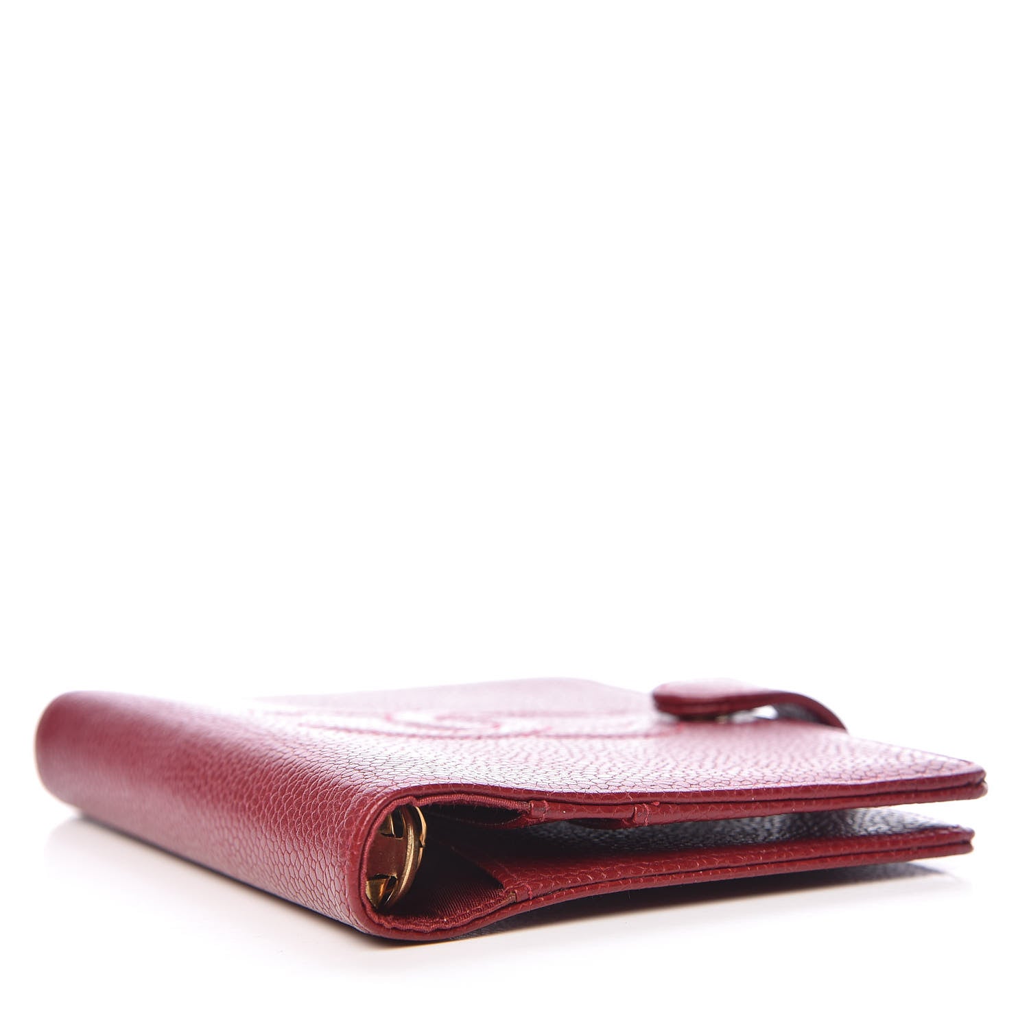 Chanel Caviar CC Small Ring Agenda Planner Red 4 of 8