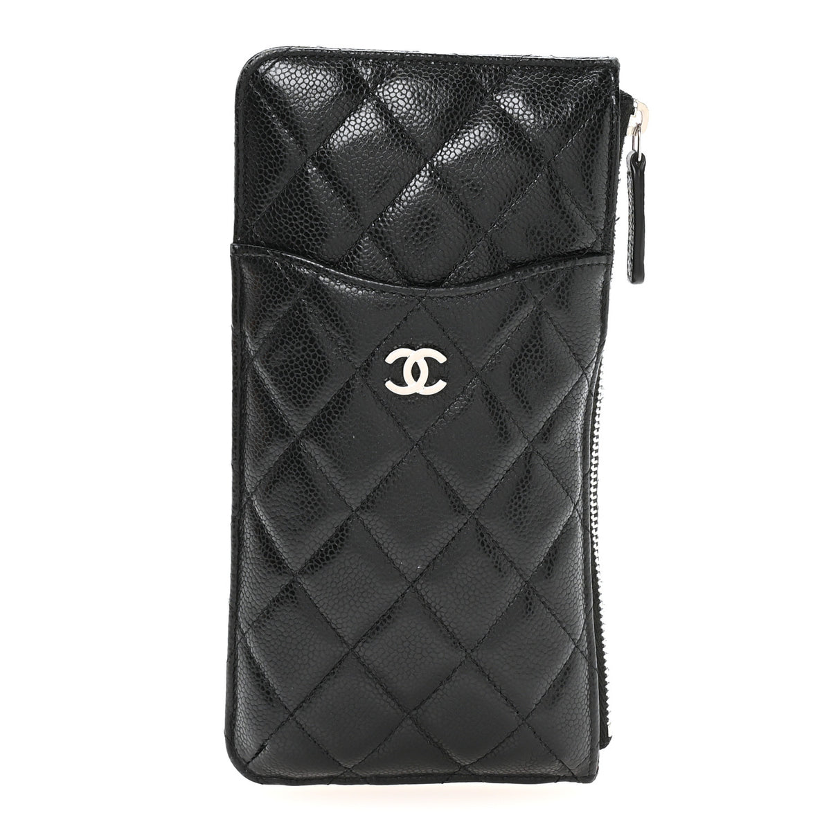 Chanel Caviar Quilted Classic iPhone Pouch Black 1 of 8