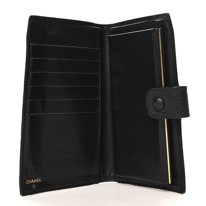 Chanel Caviar Timeless CC French Wallet Black 5 of 12