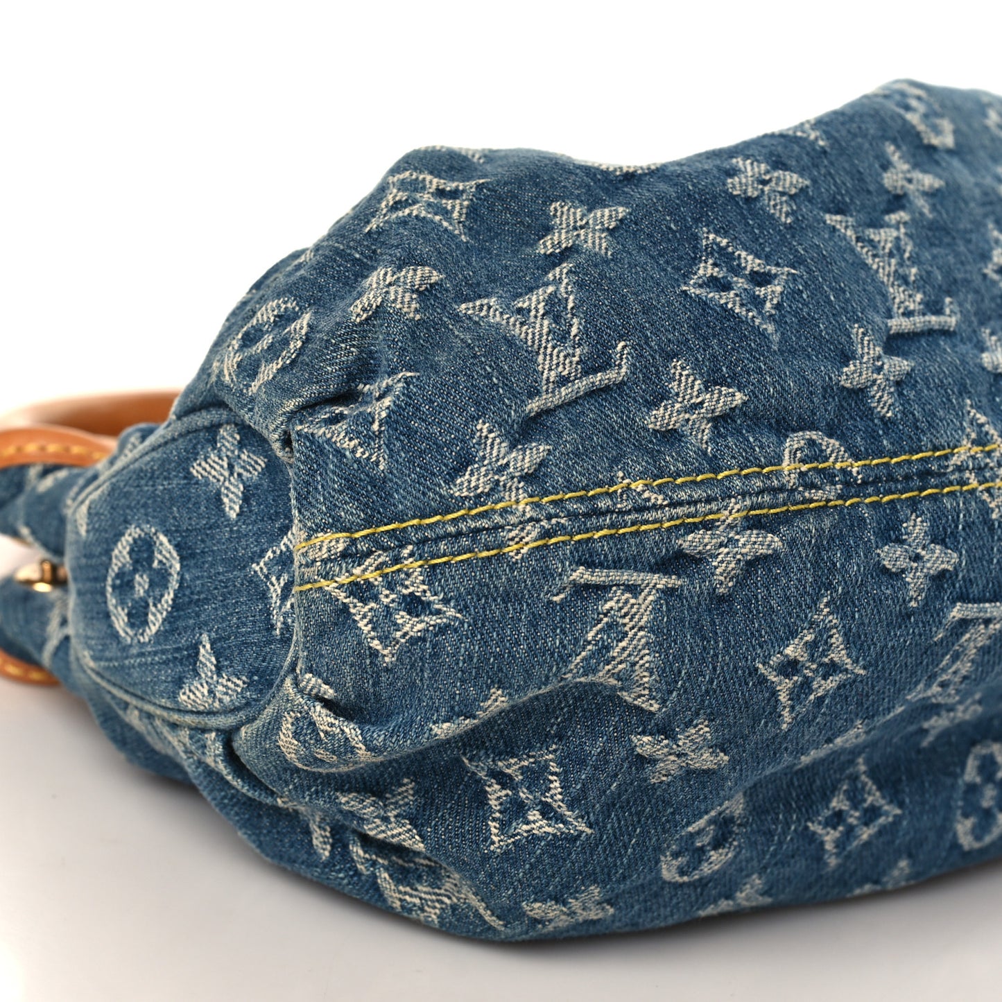Monogram Denim Pleaty Blue
