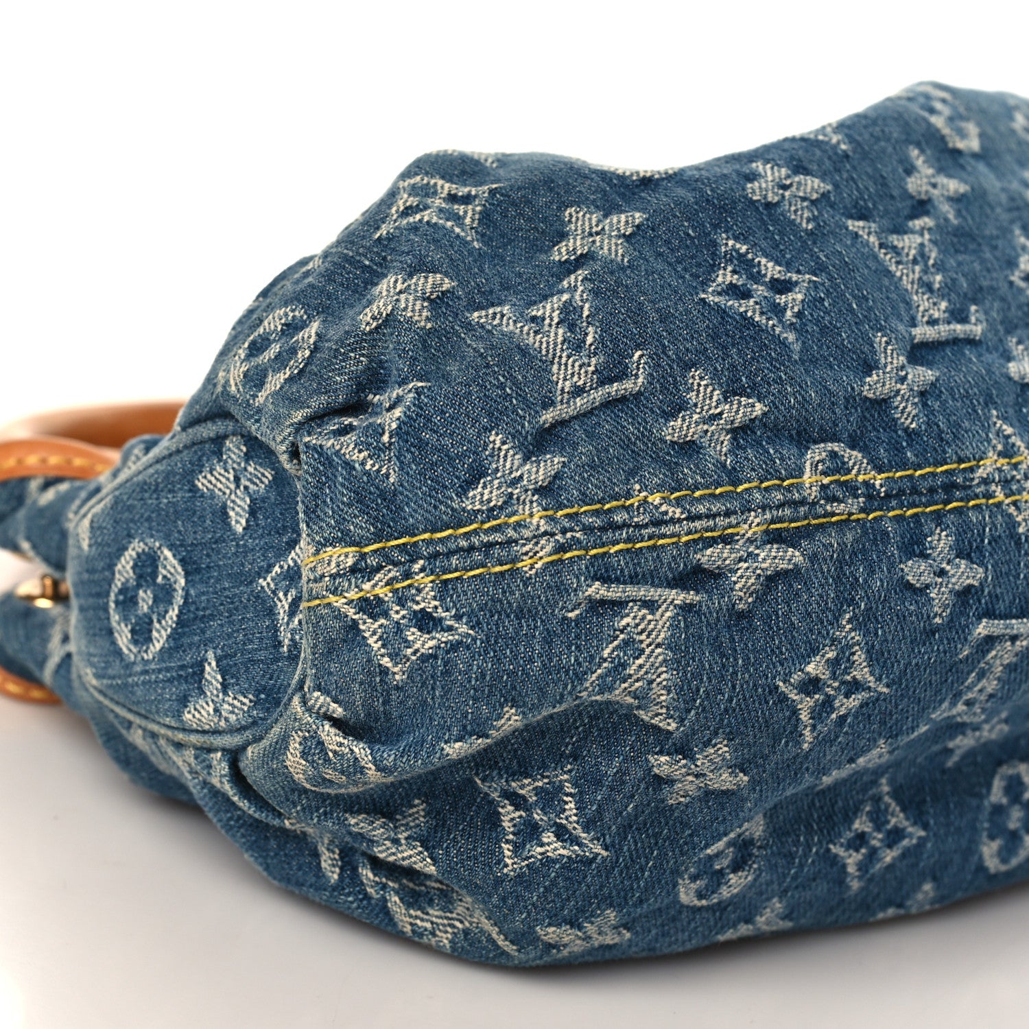 Louis Vuitton Monogram Denim Pleaty Blue 7 of 9