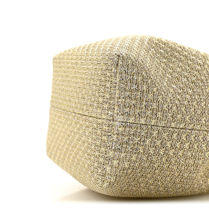 Jimmy Choo Metallic Woven Bon Bon Bag Champagne 11 of 12