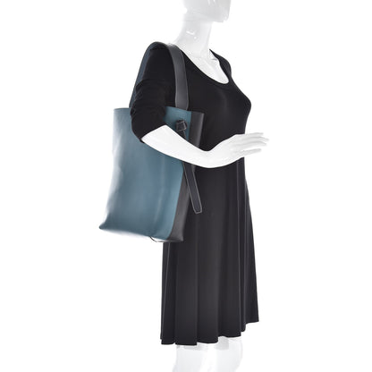 Celine Shiny Smooth Calfskin Small Twisted Cabas Ocean Black 3 of 16