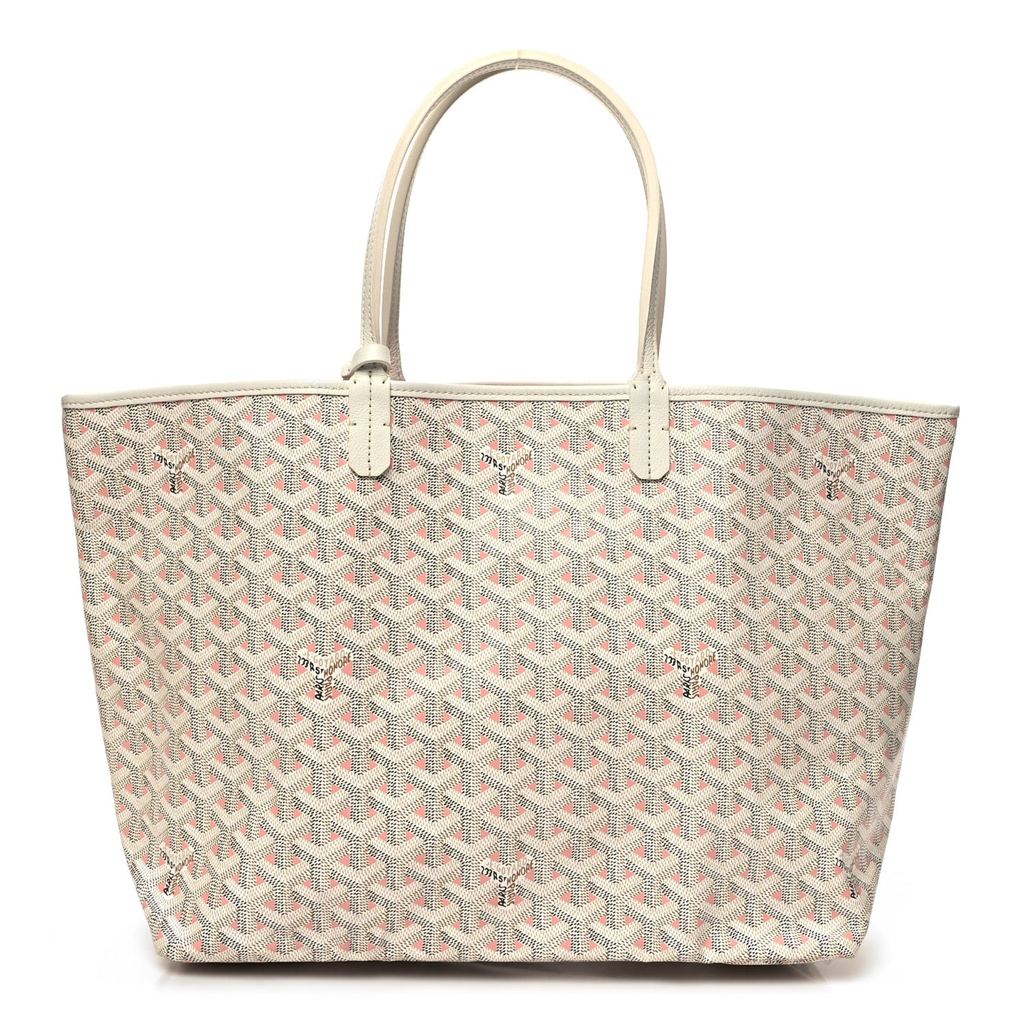 Goyardine Saint Louis Claire Voie PM White Pink
