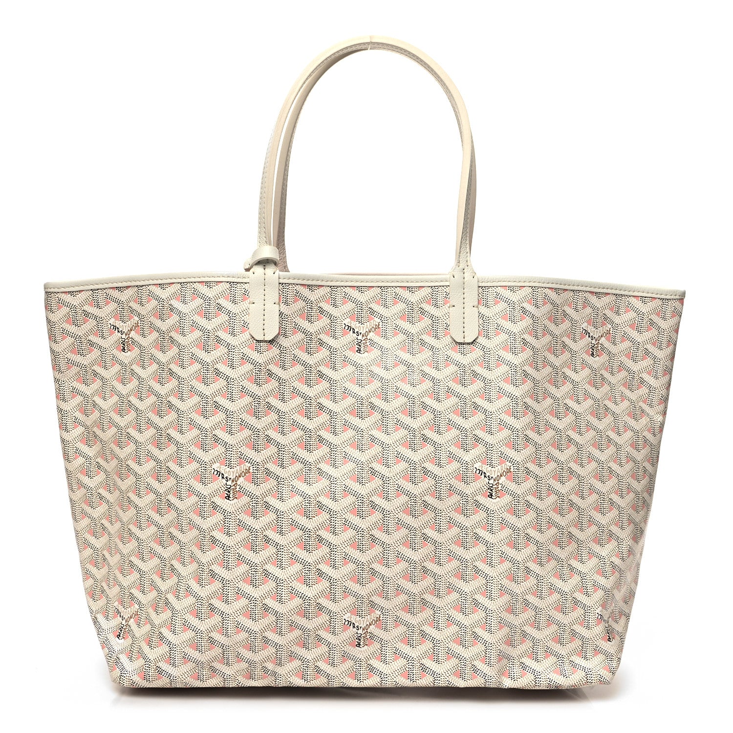 Goyard Goyardine Saint Louis Claire Voie PM White Pink 3 of 11