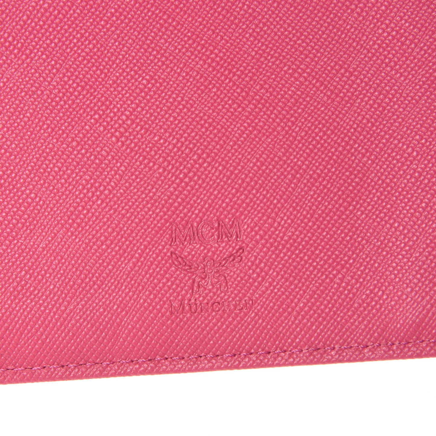 Patent Continental Flap Wallet Pink