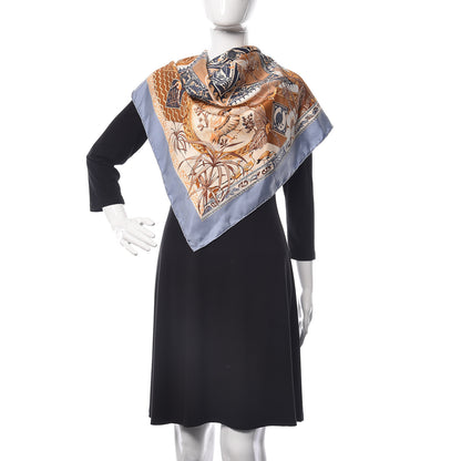 Hermes Silk Le Jardin Des Coptes Scarf 90 2 of 8