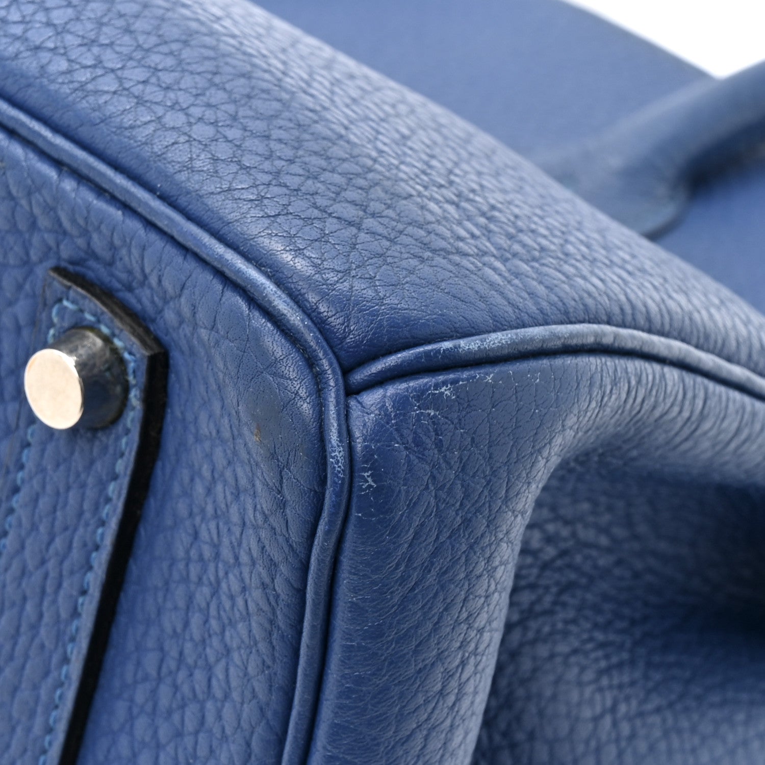 Hermes Togo Birkin 35 Bleu Thalassa 12 of 19