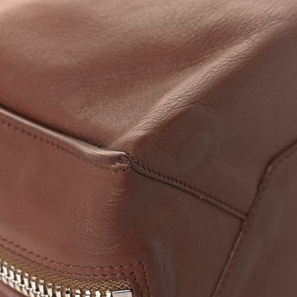 Balenciaga Supple Calfskin Papier Mini A4 Zip Around Tote Marron Tabacco 11 of 15