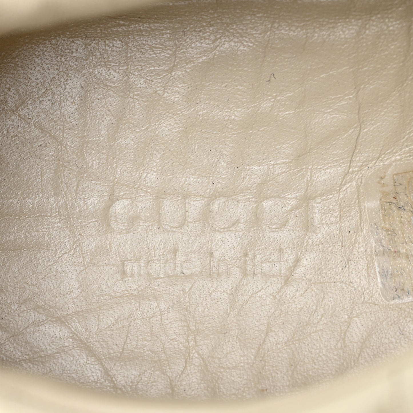 Calfskin Logo Womens Rhyton Sneakers 40 Ivory